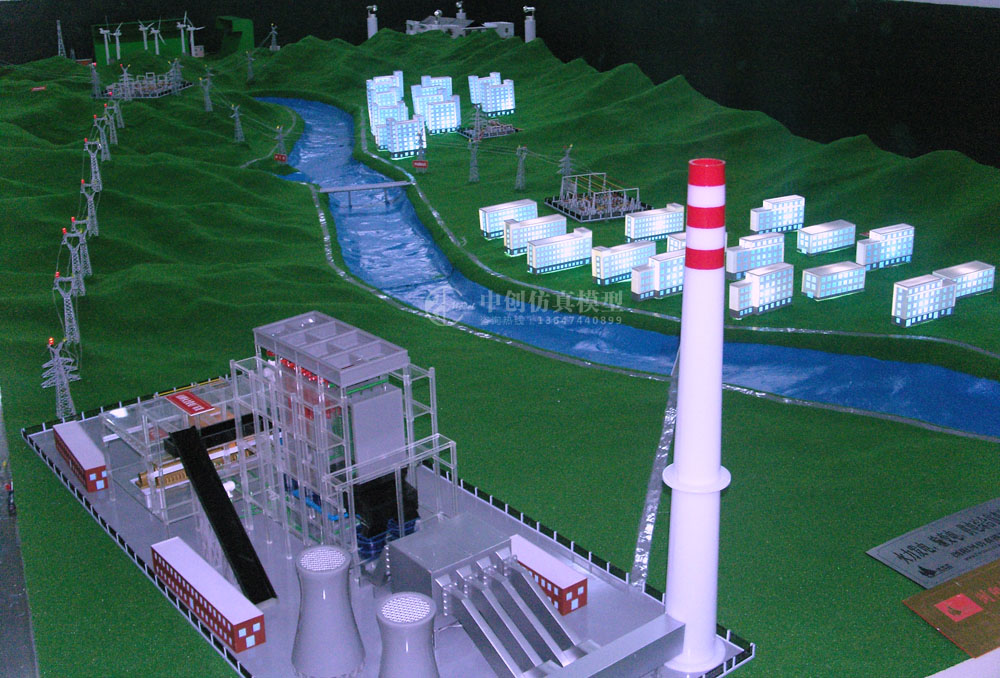 2017年6月我公司制作的“大型新能源发电电子沙盘”成功验收