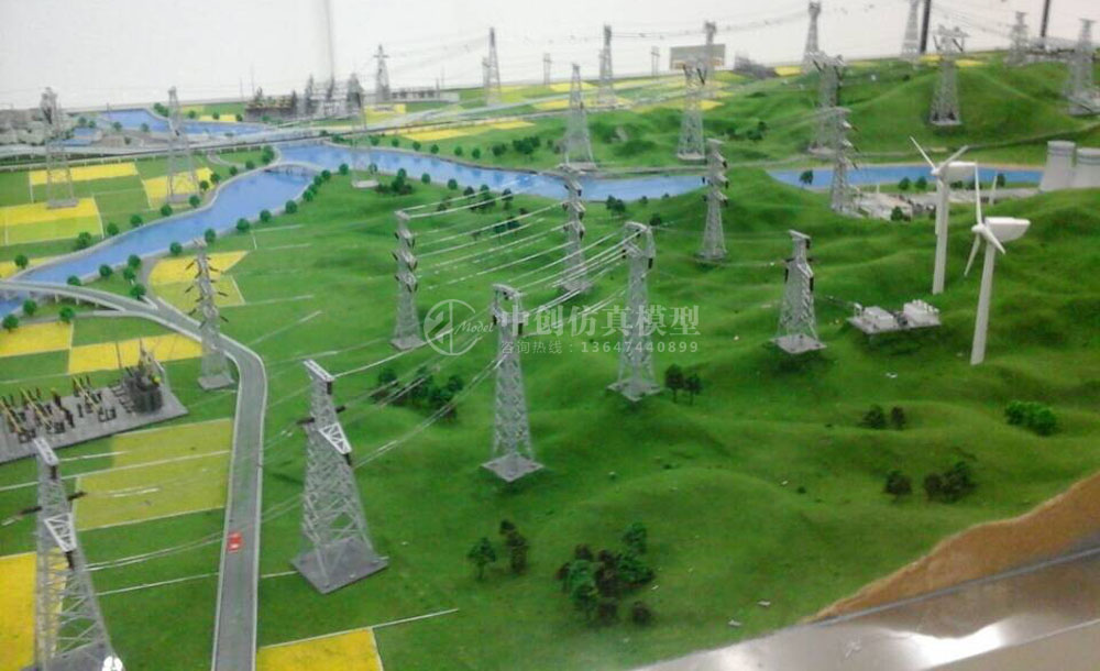 火力发电厂沙盘模型制作步骤及细节部分处理 - 模型知识 - 中创仿真模型13647440899