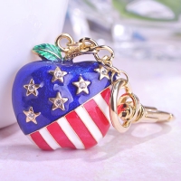 0203103148 Fashion Alloy  Rhinestone Flower Earrings 2 Colores