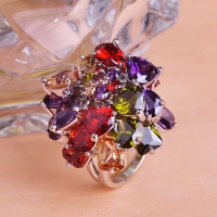 7606100017 Fashion Crystal Shell  Brooch 1 color