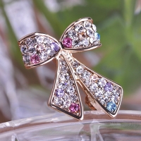 1903100001 Fashion Alloy Crystal  Necklace&Earring Sets 2 Colores