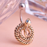 1203100157 Fashion  Alloy  Rhinestone leopard Earrings 
