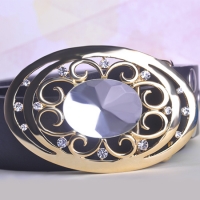 0205101184 Classic Alloy Imitation Zircon Clover Bangle 4 Colores