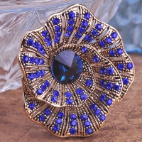 7603100004 Fashion Alloy  Zircon Earrings 2 Colores