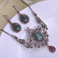 2503300316 Fashion Copper  Zircon  Earrings 5 Colores