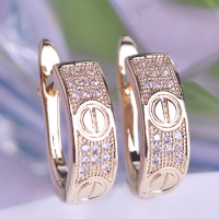 1203100979 Fashion Alloy  Pearl  Leaf Earrings 2 Colores