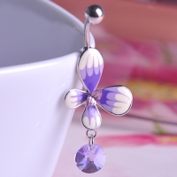 1204100082 Fashion Alloy Crystal Shell Pendant 2 Colores