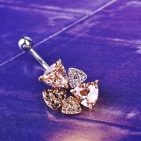 1904100001 Fashion Alloy Crystal Pendant 2 Colores