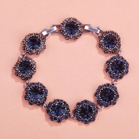 0410100002 Trendy Alloy Rhinestone Keychains Bag Buckles 2 Colores