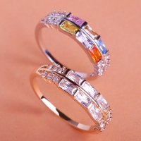 7106100455 Fashion Cat Eye Stone Opal Leaves Brooch 1 color