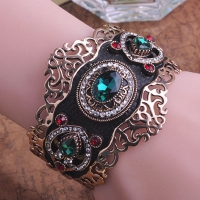 1202100925 Copper  pearl Flower Lustre Vintage Rings 1 Color