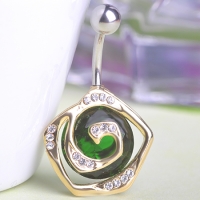 1204100716  Fashion Alloy Zircon Pendant