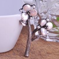 0203102801 Fashion Copper  Rhinestone tortoise Earrings 2 Colores
