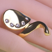7603100126 Fashion Alloy  Zircon  Earrings 2 Colores