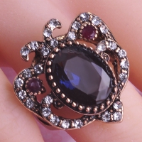 0203103097 Fashion Alloy  Rhinestone Earrings 2 Colores
