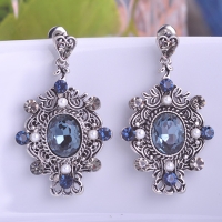 1203100979 Fashion Alloy Pearl Leaf  Necklace&Earring Sets 2 Colores