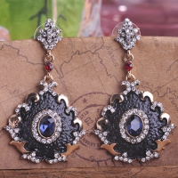 7102300006 Copper Rhinestone Lustre Statement Rings 2 Colores