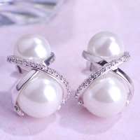 1203100024 Fashion Alloy  Enamel  Earrings 
