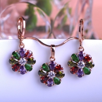7106100470 Fashion Crystal Anchor  Brooch 3 colores