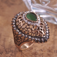 7103300044 Fashion Copper  Zircon  Earrings 3 Colores