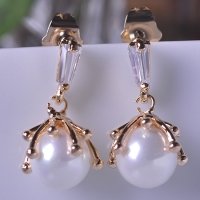 2213400888 SWarovski Crystal Navel & Belly Button Rings Waterdrop Alloy 4 Colores