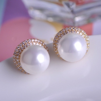 7613400005 Fashion Pearl Flower  Piercing Navel Belly Button Rings 4 colores