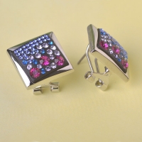 7106100557 Romantic Bowknot Rhinestone Alloy Brooch 2 colores