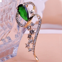2213400858 Swarovski Crystal 5pointed star  Piercing Navel Belly Button Rings 3 colores