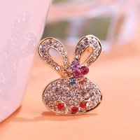 0202101042 Jade Color Rhinestone Lustre Vintage Rings 1 Color