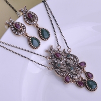 7103300039 Fashion Copper  Pearl Flower  Earrings 2 Colores