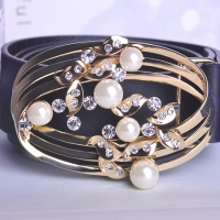 0205101183 Classic Alloy Crystal Bangle 4 Colores