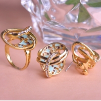 0205101191 Classic Alloy Crystal Bangle 3 Colores