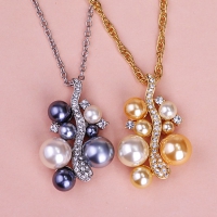 7106100409 Fashion Crystal Vara bow Brooch 3 colores
